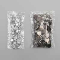 Набор джинсовых пуговиц, 17 мм, 100 ± 5 шт, цвет чёрный никель Набор джинсовых пуговиц, 17 мм, 100 ± 5 шт, цвет чёрный никель