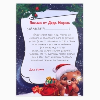Письмо от Деда Мороза с поделкой &laquo;Новый год: Новогодняя посылка&raquo;