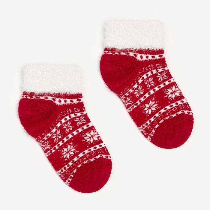 Новый год. Носки женские шерстяные GRAND LINE цвет МИКС, р-р 23 Новый год. Носки женские шерстяные GRAND LINE цвет МИКС, р-р 23