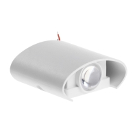 Светильник фасадный &laquo;Полусфера&raquo;, FSD-074, 2 Вт, 4000К, 1 луч, IP65, 220 В, пластик, белый