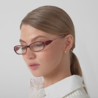 Готовые очки Восток 8852, цвет бордовый, отгибающаяся дужка, -3 Готовые очки Восток 8852, цвет бордовый, отгибающаяся дужка, -3