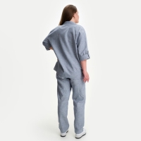 Пиджак женский MIST plus-size, размер 52, цвет голубой