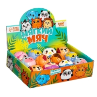 Мяч детский мягкий &laquo;Кругляшки&raquo; 6,3см, , в шоубоксе