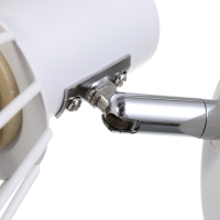 Бра с переключателем на проводе "Хлоя" Е14 40Вт белый 19х10х18см Бра с переключателем на проводе "Хлоя" Е14 40Вт белый 19х10х18см