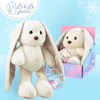 Новогодняя мягкая игрушка &laquo;Lu с гирляндой&raquo;, заяц, 25 см, на новый год