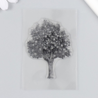 Штамп для творчества силикон "Яблоня" 9х6 см Штамп для творчества силикон "Яблоня" 9х6 см