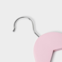 Плечики - вешалки для одежды LaDо́m, 3 шт, детские, 27&times;18 см, цвет розовый