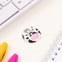 Значки закатные набор 3 шт d=25 мм "Молоко" 7х7 см Значки закатные набор 3 шт d=25 мм "Молоко" 7х7 см