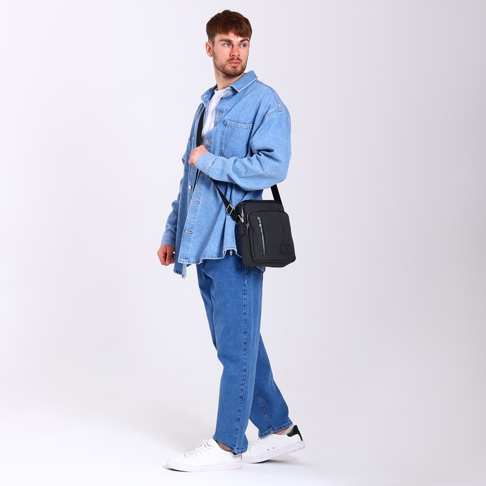 Сумка мужская Terra Dever, цвет чёрный