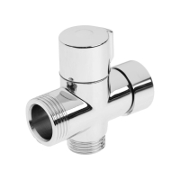 Дивертор ZEIN Z749, 3/4", 1/2", 3/4", для смесителя, круглая гайка, поворотный рычаг, хром Дивертор ZEIN Z749, 3/4", 1/2", 3/4", для смесителя, круглая гайка, поворотный рычаг, хром