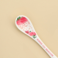 Ложка сувенирная &laquo;Самой прекрасной&raquo;, керамика, 2,5 х 12,5 см.