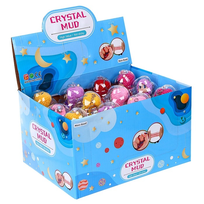 Лизун &laquo;Куколка&raquo; с игрушкой, цвета МИКС