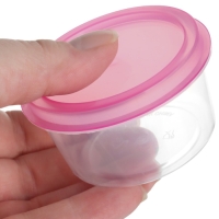 Набор контейнеров для хранения детского питания 8 шт., 50 мл., круглые, с крышками, цвета МИКС Набор контейнеров для хранения детского питания 8 шт., 50 мл., круглые, с крышками, цвета МИКС