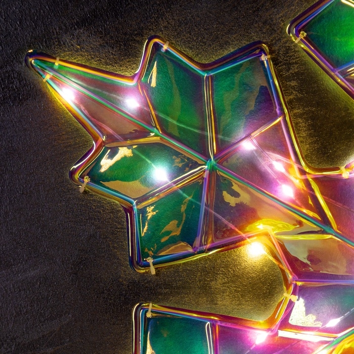 Светодиодная фигура &laquo;Снежинка&raquo; 80 &times; 80 см, пластик, 220 В, 8 режимов, свечение тёплое белое