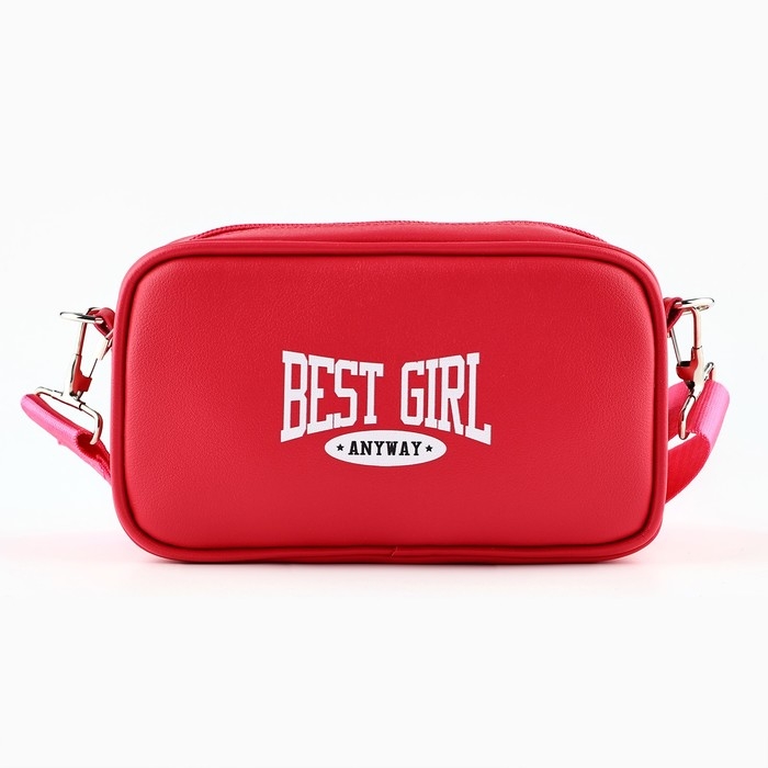 Детская сумка Best girl, искусственная кожа, розовый цвет 18х6х11 см Детская сумка Best girl, искусственная кожа, розовый цвет 18х6х11 см
