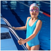 Очки для плавания детские ONLITOP &laquo;Фламинго&raquo;, беруши, цвета МИКС