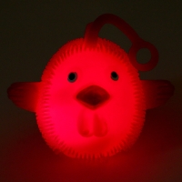 Мяч детский резиновый ёжка световой &laquo;Злые птички&raquo;, цвета МИКС , в шоубоксе