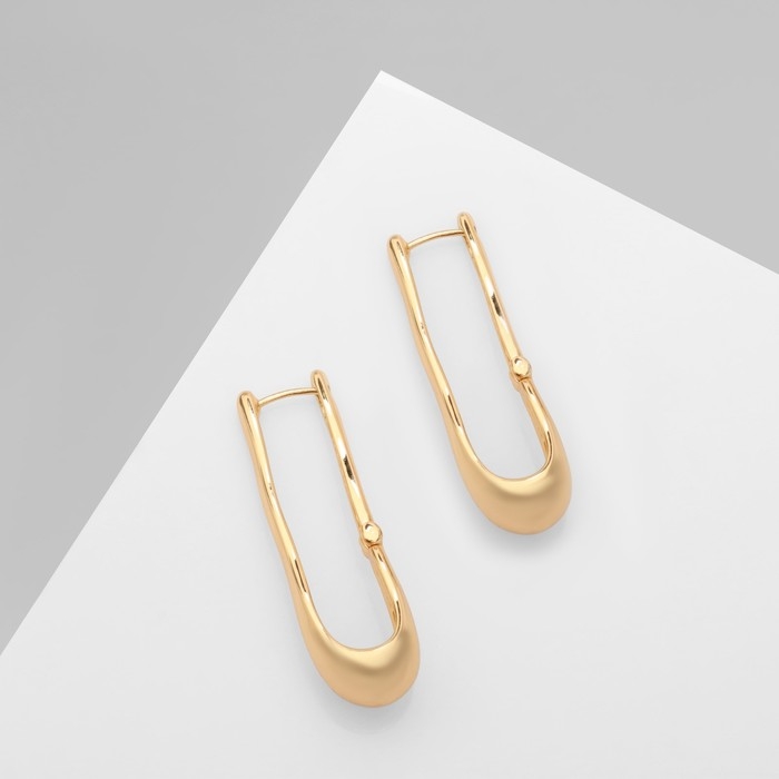 Серьги металл &laquo;Богема&raquo; бриз, цвет золото