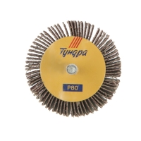 Круг лепестковый радиальный ТУНДРА, 60&times;20&times;6 мм, Р80