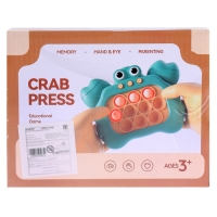 Электронный поп-ит&laquo;Крабик&raquo;, музыкальная, цвета МИКС