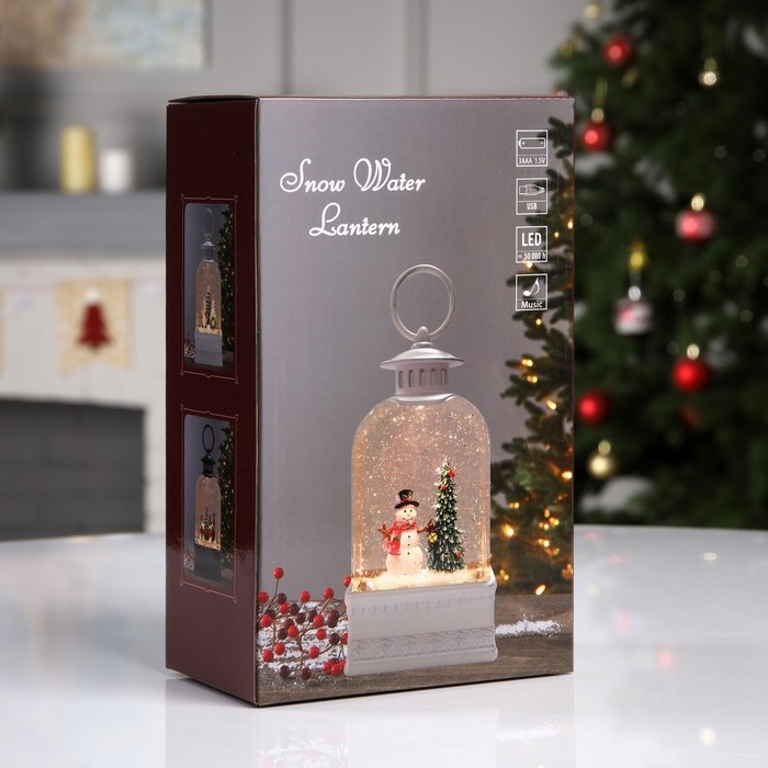 Светодиодная фигура «Фонарь с гномами» 10.7 × 20.5 × 6.2 см, пластик, батарейки ААх3 (не в комплекте), USB, свечение тёплое белое Светодиодная фигура «Фонарь с гномами» 10.7 × 20.5 × 6.2 см, пластик, батарейки ААх3 (не в комплекте), USB, свечение тёплое белое