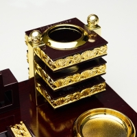 Набор настольный 6в1 (блок д/бумаг, подст. д/печати, карандашница, часы, визитница,глобус) Набор настольный 6в1 (блок д/бумаг, подст. д/печати, карандашница, часы, визитница,глобус)