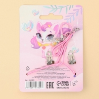 Бижутерия «Королева» набор для девочек: серьги клипсы и кулон, 8 х 9 см Бижутерия «Королева» набор для девочек: серьги клипсы и кулон, 8 х 9 см