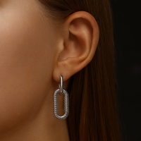 Серьги металл &laquo;Богема&raquo; измерение, цвет серебро