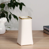 Ваза керамика настольная "Адэр" лист, 8х18 см, микс