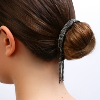 Заколка для волос со стразами &laquo;Present for you&raquo;, 12.5 х 7 х 1.5 см