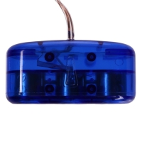 Разветвитель прикуривателя TORSO, 12-24 В, провод 50 см, подсветка