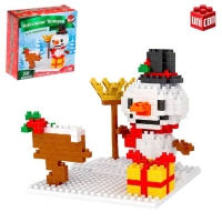 Конструктор Новогодние Истории &laquo;Снеговик&raquo;, 290 деталей