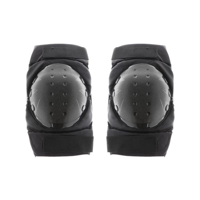 Наколенники мотоциклетные, взрослые, цвет черный, набор 2 шт NK 85