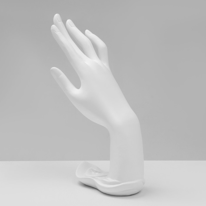 Подставка для украшений «Рука» 9×12×22, цвет белый Подставка для украшений «Рука» 9×12×22, цвет белый