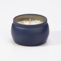 Свеча ароматическая из соевого воска с сухоцветом "Гардения" 4,5х6 см, 80 г