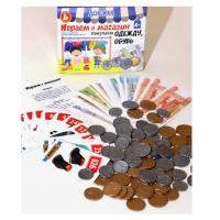 Настольная игра &laquo;Денежка. Играем в магазин. Покупаем одежду и обувь&raquo;