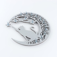 Органайзер настенный для бижутерии &laquo;Кошечка на луне&raquo;