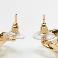 Серьги с жемчугом &laquo;Абстракция&raquo; волна, цвет золото