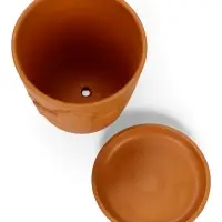 Горшок цветочный с поддоном 1,45 л, d15/h14 см терр-т керамика, "Голландия" (М)