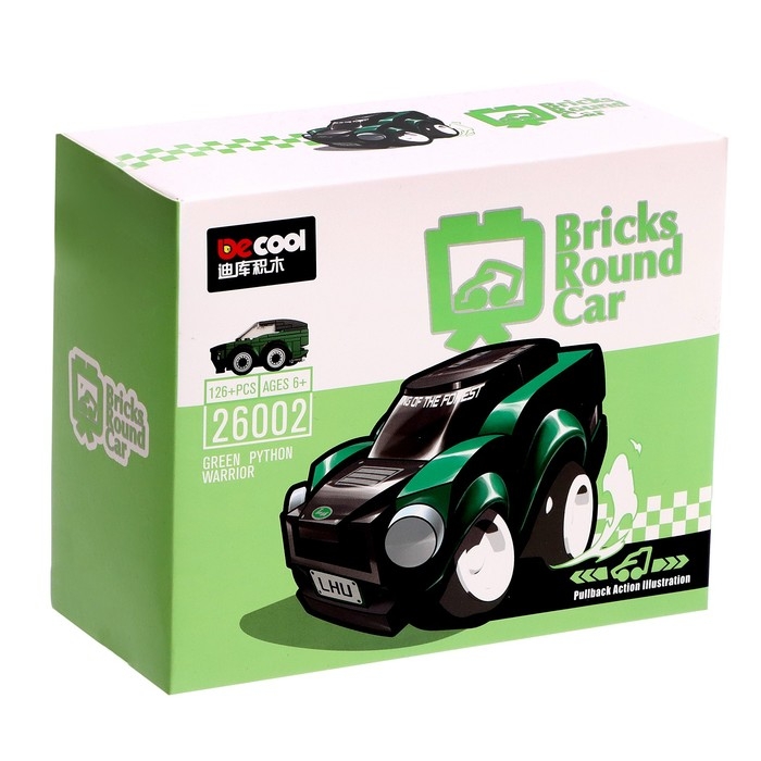 Конструктор инерционный &laquo;Спорткар&raquo;, 126 деталей