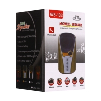 Портативная колонка WS-133, 3 Вт, microSD, FM, USB, белая Портативная колонка WS-133, 3 Вт, microSD, FM, USB, белая