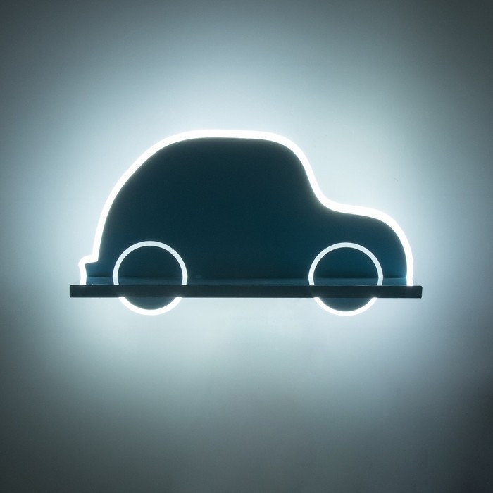 Бра Бра "Машинка" LED 24Вт синий 30х26 см