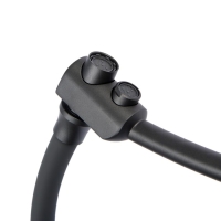 Смеситель для кухни Accoona A5179TT-13, однорычажный, гибкий излив, выход на питьевую, серый Смеситель для кухни Accoona A5179TT-13, однорычажный, гибкий излив, выход на питьевую, серый