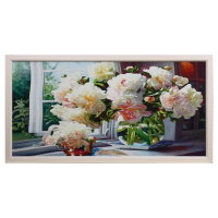 Гобеленовая картина "Георгины на окне" 63*123 см рамка МИКС Гобеленовая картина "Георгины на окне" 63*123 см рамка МИКС