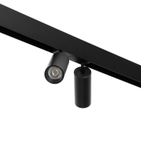 Светильник трековый ULTRA "Акцент дуо" 2хLED 18Вт 3000K-5700К CRI90 черный Светильник трековый ULTRA "Акцент дуо" 2хLED 18Вт 3000K-5700К CRI90 черный