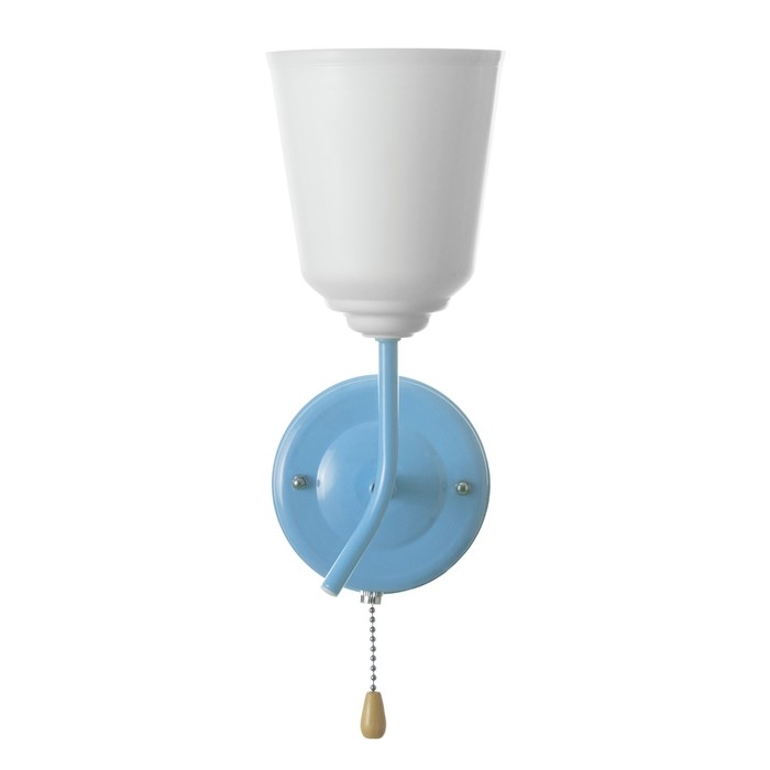 Бра Бра "Онлайн" (цил.) 1х15Вт Е27 МОДЕЛЬ:BR 02077 голубой 10,5х15х27см