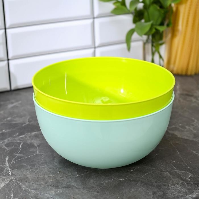 Салатник Plastic Centre Galaxy, 4 л, пластик, МИКС