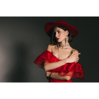 Чокер &laquo;Грация&raquo; искр узкий, цвет белый в золоте, L=31 см