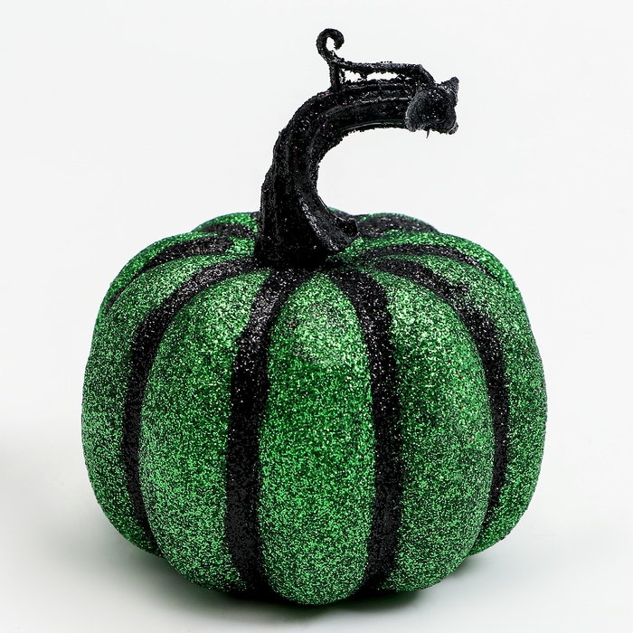 Декор Декор "Тыква" в зелёном цвете 9.5х9.5х12 см