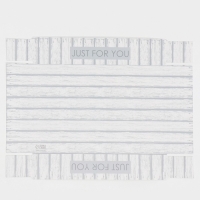 Кондитерская упаковка, коробка для макарун с PVC крышкой, Just for you, 17 х 12 х 3.5 см